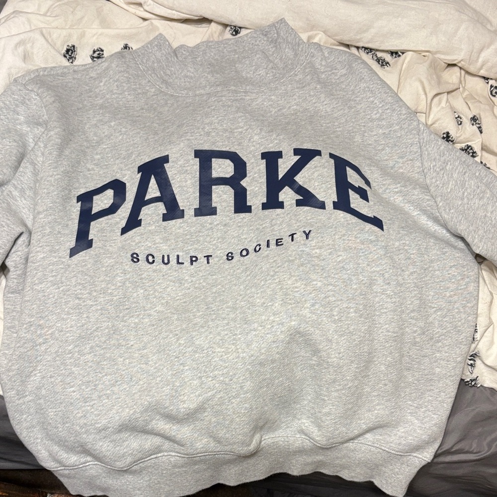 Parke Heather Gray Crewneck Sweater